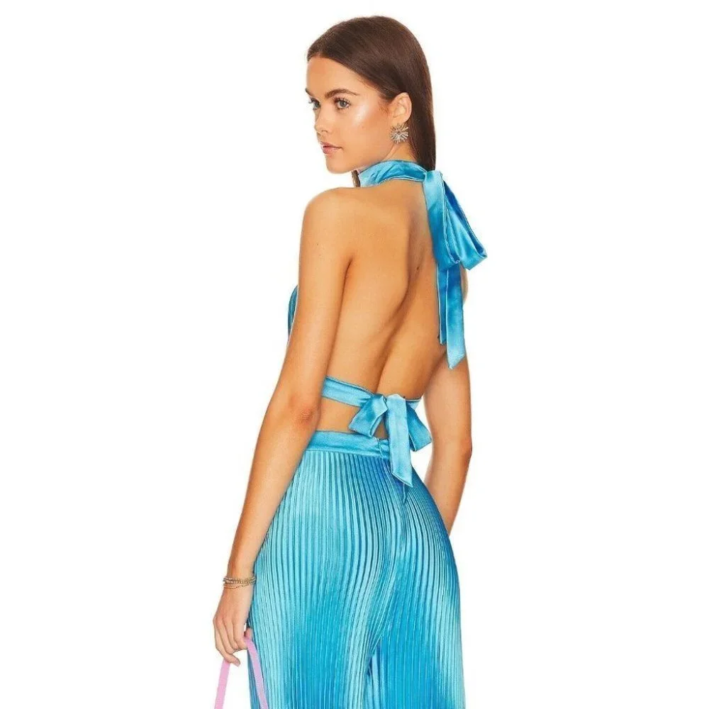 L'idee Renaissance Top Cloud Blue Size 10 BNWT - Picture 3 of 11